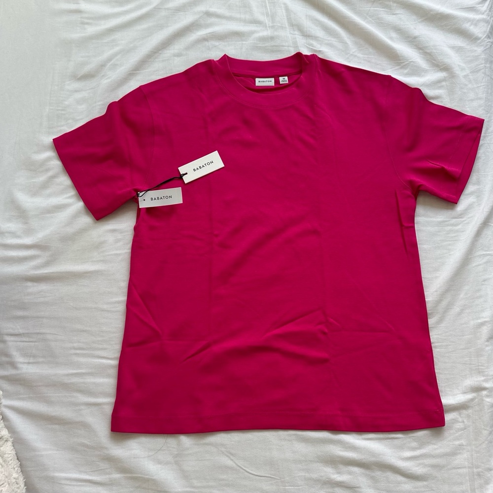 Aritzia Nwt Pink Cotton Shirt